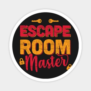 Escape Room Master Puzzle Game Escaping Team design Magnet